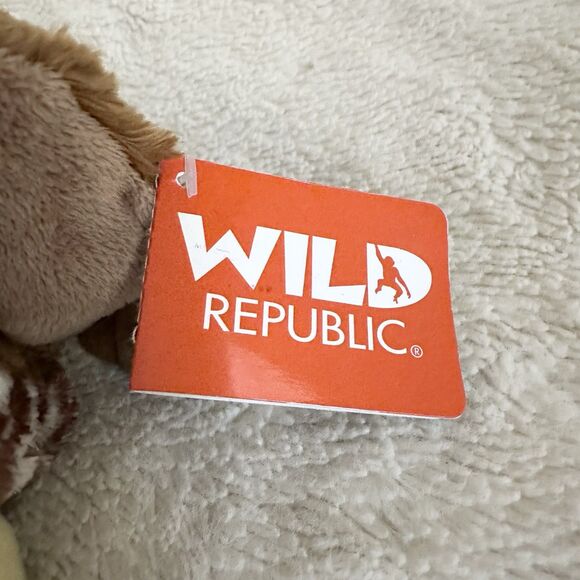 Wild Republic Great Horned Owl Brown Realistic Plush Toy 7” Stuffed Animal - Picture 2 of 4